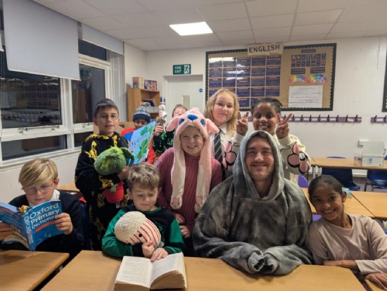Manorside Academy hosts its annual Books at Bedtime event